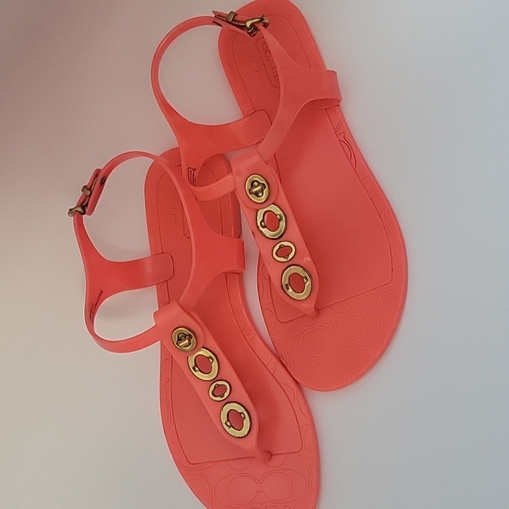 Coach Jelly Thong Sandals